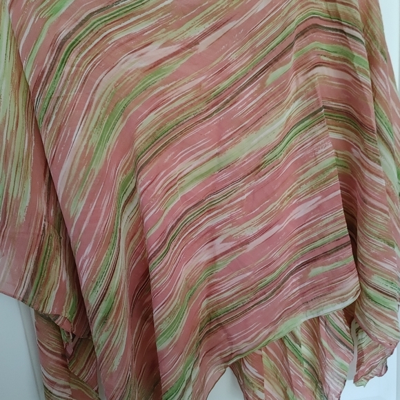 Lexicon Silk Flowy Shall ~ Size OS (LP) - Picture 3 of 8